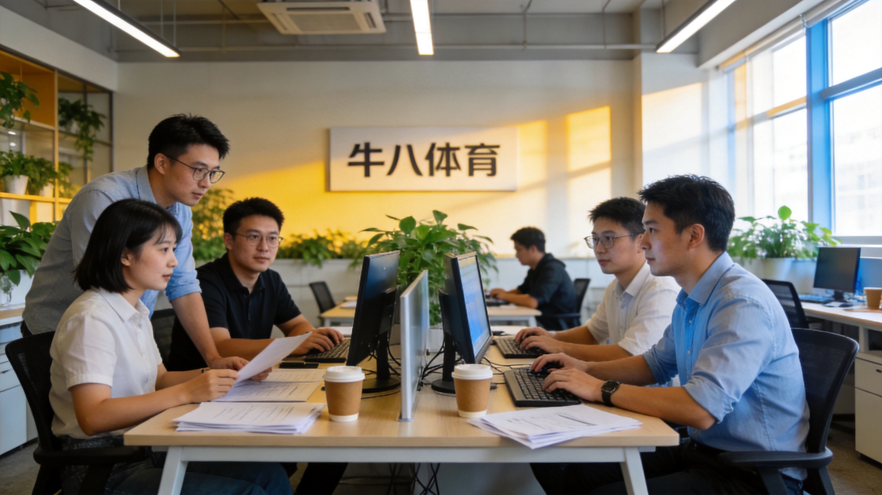 牛八体育团队与办公环境展示